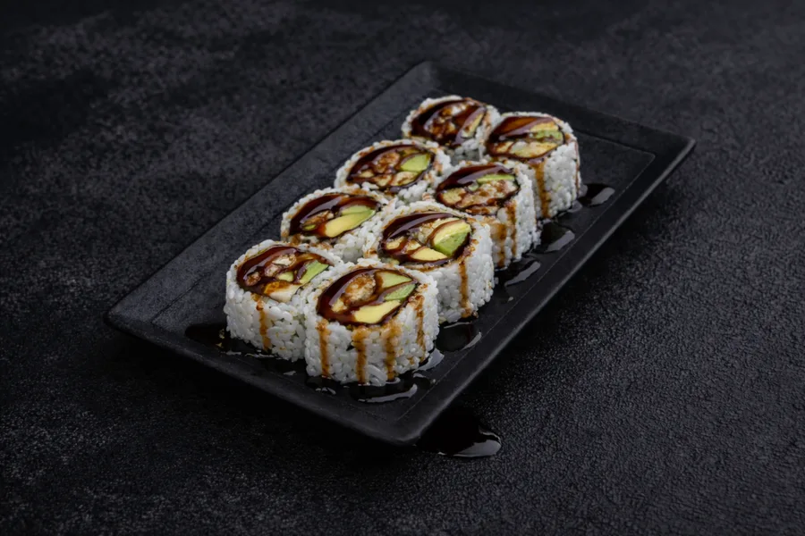 Eel Roll at GENKIS SUSHI in Dallas