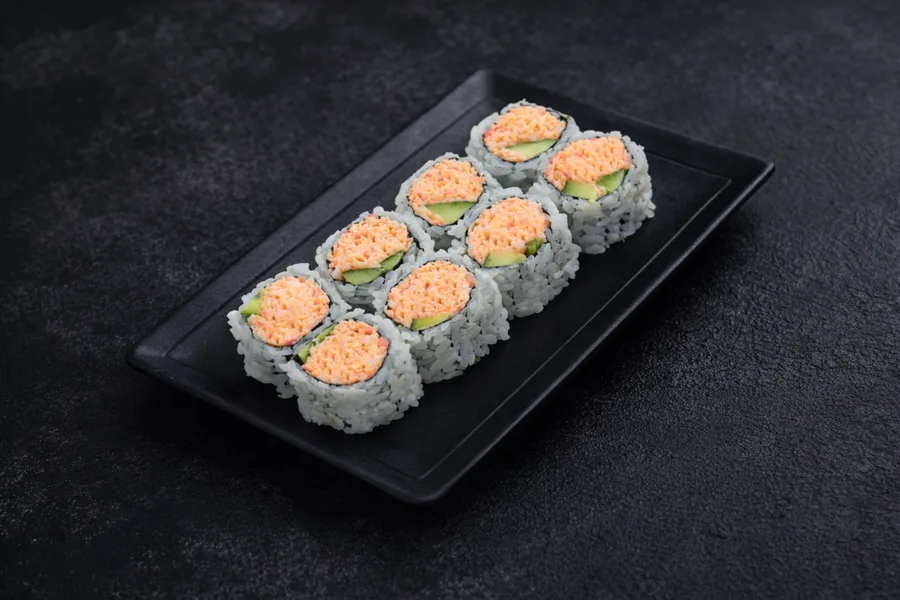 Spicy Crab Roll at GENKIS SUSHI in Dallas