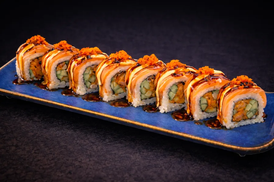 Salmon Lover Roll at GENKIS SUSHI in Dallas